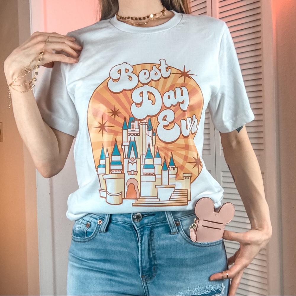 Best Day Ever Disney Tee Shirt - Picture 2 of 3